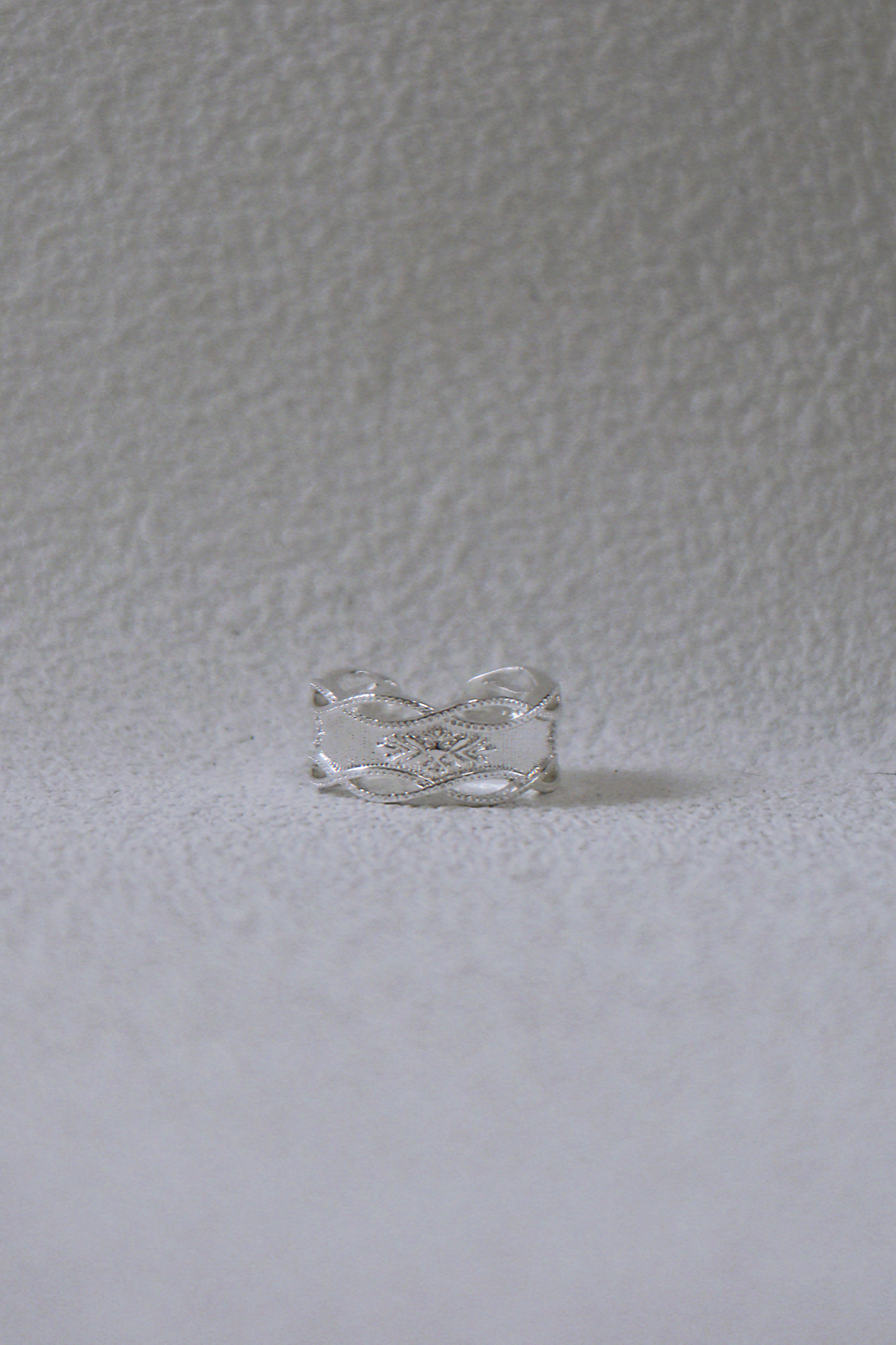 The Frost Lattice - Crystalline Sterling Silver Ring