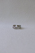 Scales – Star-etched Crossover Ring in Rust Patina