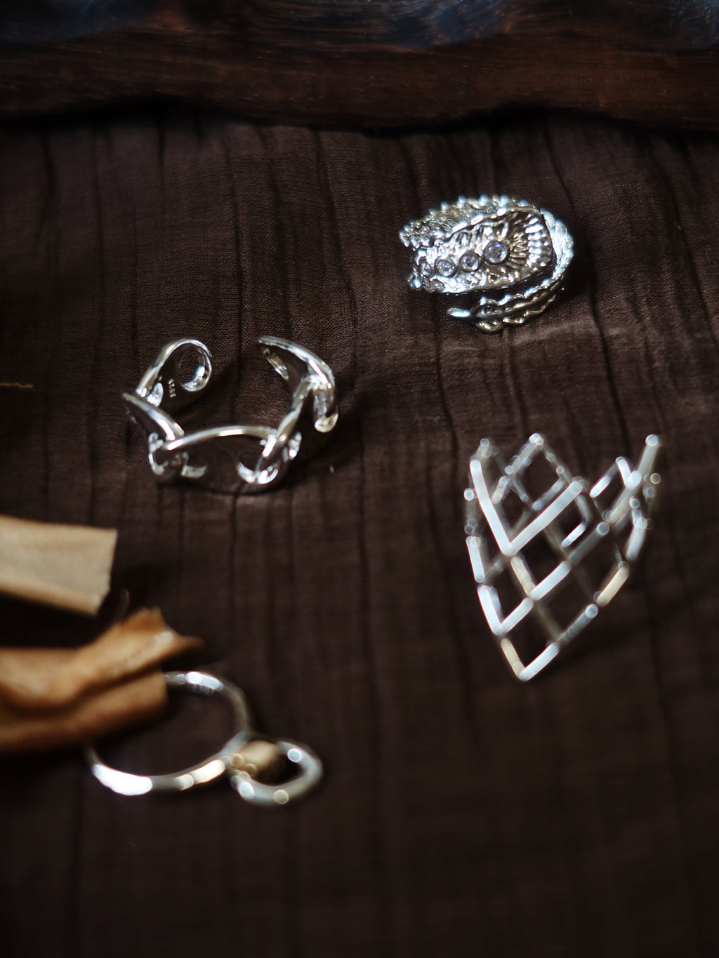 The Boundless Link. Interlocking Chain Geometric Band