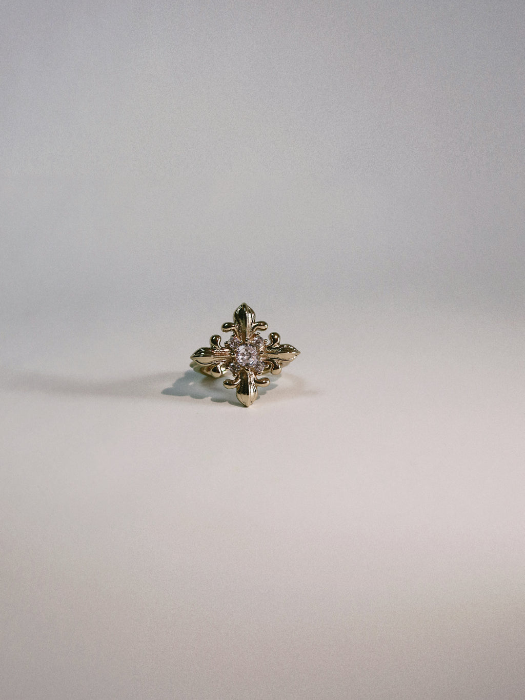 The Golden Iris - Statement Ring in 18K Gold Plated Eco Brass